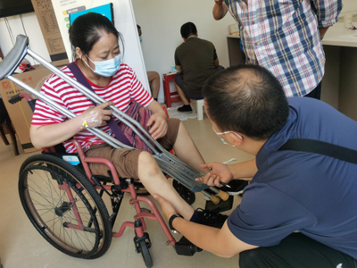 精準服務暖人心——郫都區殘聯組織開展2022年假肢、矯形器適配取型活動紀實